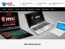 Tablet Screenshot of msiservis.com